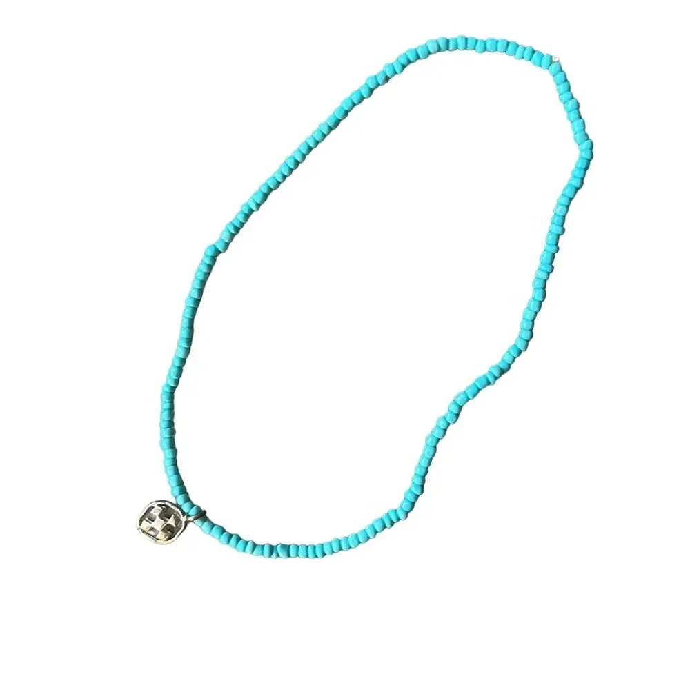 Unbranded teal beaded
